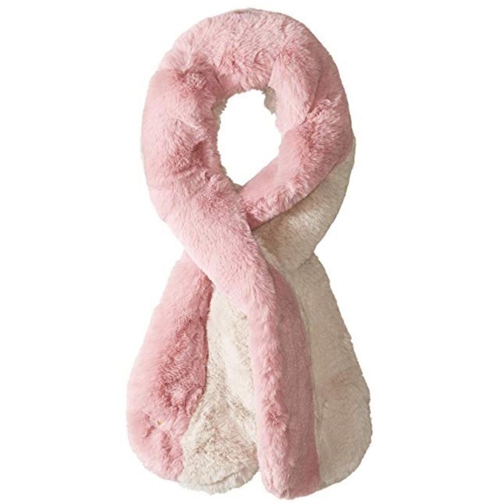 Echo Design Pull Through Faux Fur Color Block Stole
